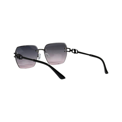 Jimmy Choo Black Rimless Sunglasses – Sleek Luxury Edge 🖤✨ - MASTERPIECE