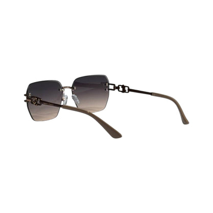 Jimmy Choo Rimless Square Sunglasses – Soft Luxury Gradient ✨🕶️ - MASTERPIECE