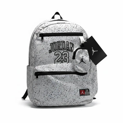 Jordan 23 Splash Backpack 🎒🤍 Street Style Edition - MASTERPIECE