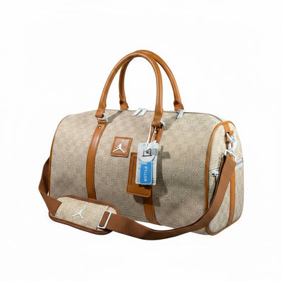 Jordan Beige & Camel Luxury Duffel Bag Limited Edition 🤎✨ - MASTERPIECE