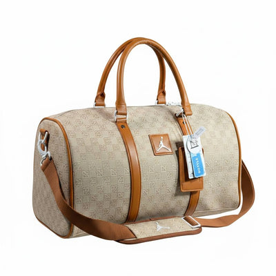 Jordan Beige & Camel Luxury Duffel Bag Limited Edition 🤎✨ - MASTERPIECE