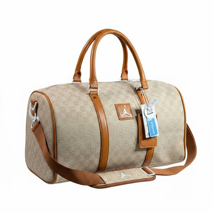 Jordan Beige & Camel Luxury Duffel Bag Limited Edition 🤎✨ - MASTERPIECE
