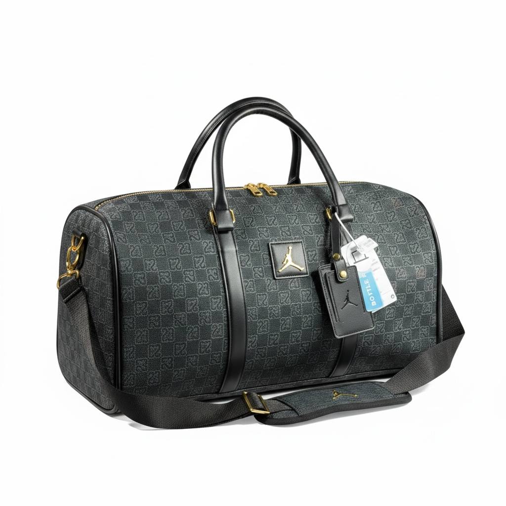 Jordan Black & Gold Luxury Duffel Bag Limited Edition 🖤✨ - MASTERPIECE