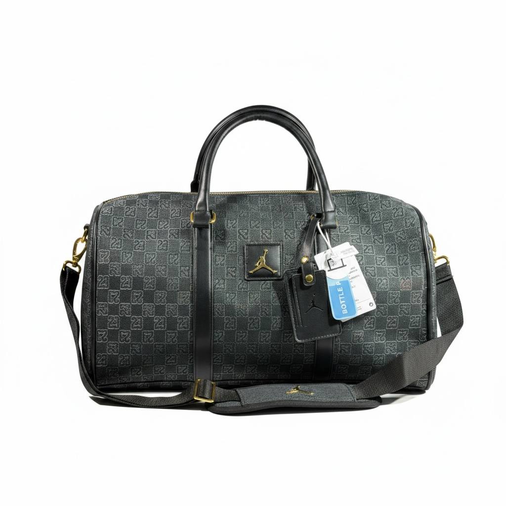 Jordan Black & Gold Luxury Duffel Bag Limited Edition 🖤✨ - MASTERPIECE