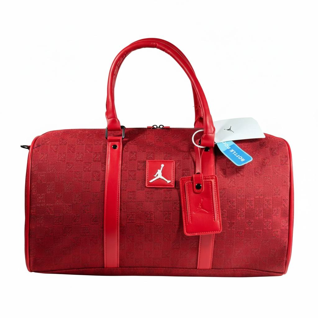 Jordan Luxe Weekender Duffle Bag 🧳❤️ Red Edition - MASTERPIECE