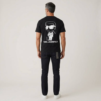 🖤 Karl Lagerfeld Graphic T-Shirt – Iconic Back Print Statement Tee 👕✨ - MASTERPIECE