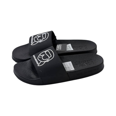 🖤 Karl Lagerfeld IKONIK Slide Sandals – Signature Black Edition - MASTERPIECE