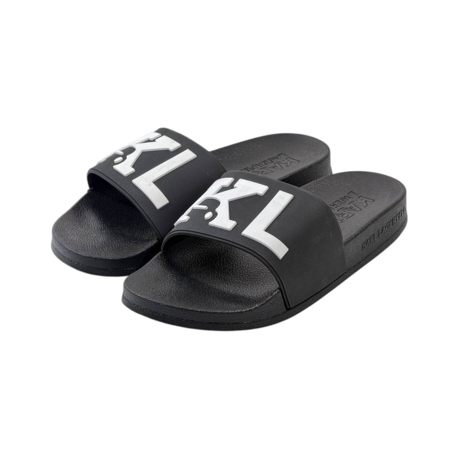 Karl Lagerfeld KL Monogram Slides