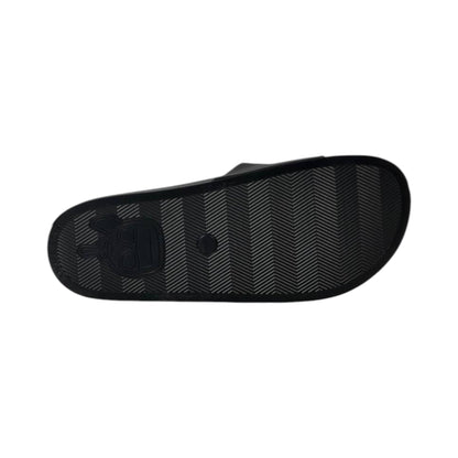 🖤 Karl Lagerfeld Monogram Slide Sandals – All Black Luxury Edition - MASTERPIECE