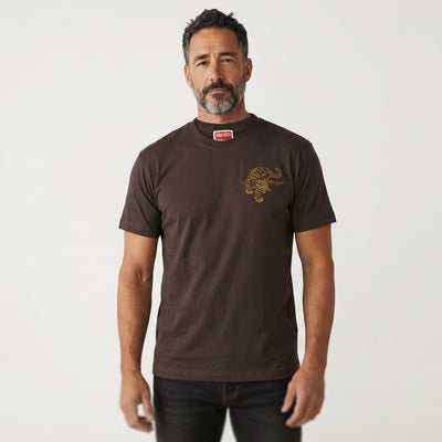 Kenzo Tiger Graphic T-Shirt – Brown Edition 🐅🤎 | Luxury Streetwear Statement - MASTERPIECE
