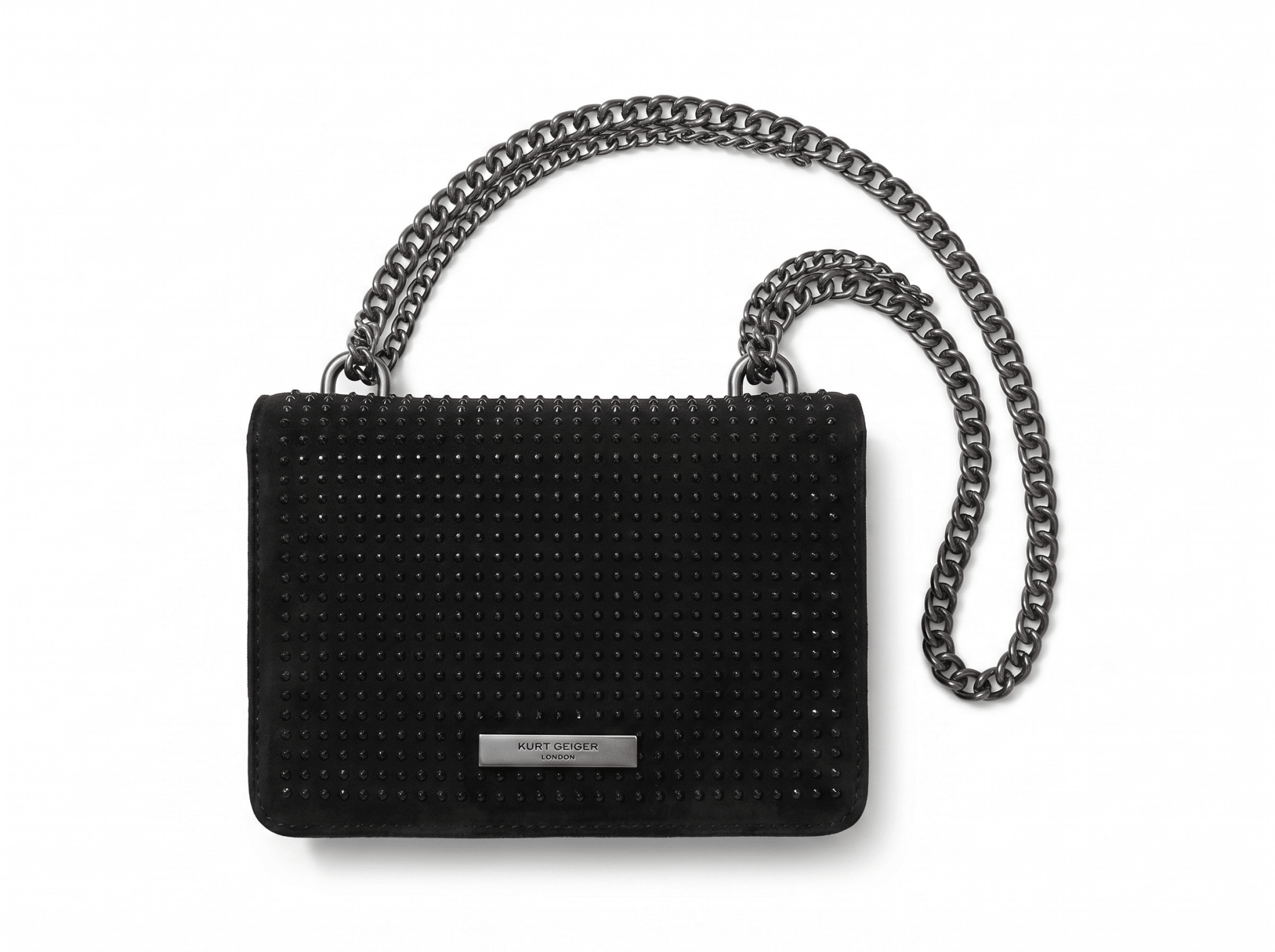 🖤 Kurt Geiger Crystal Bow Chain Crossbody Bag 🖤 - MASTERPIECE