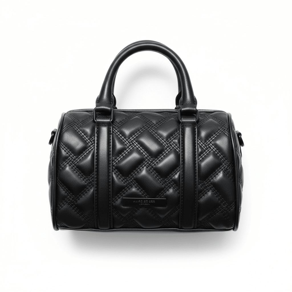 Kurt Geiger Quilted Eagle Boston Mini Bag — Black - MASTERPIECE