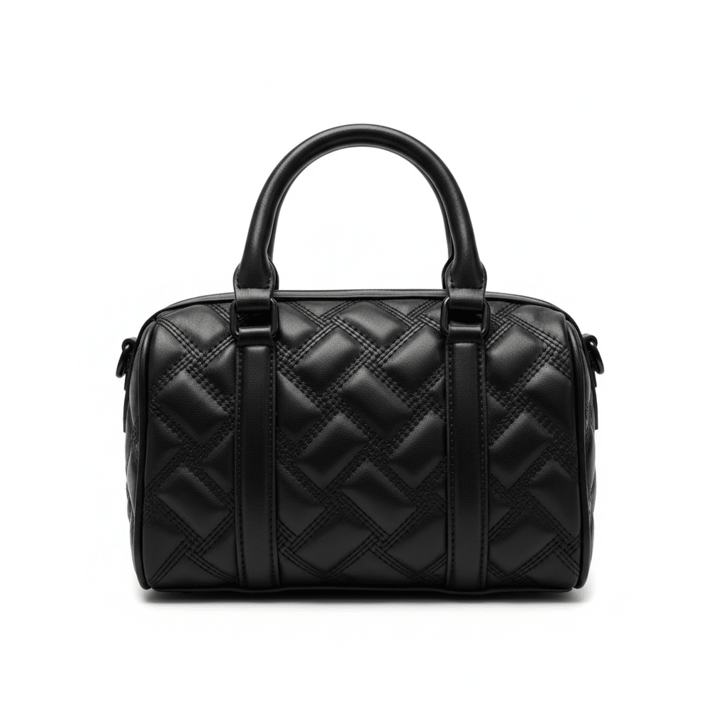 Kurt Geiger Quilted Eagle Boston Mini Bag — Black - MASTERPIECE