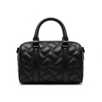 Kurt Geiger Quilted Eagle Boston Mini Bag — Black - MASTERPIECE