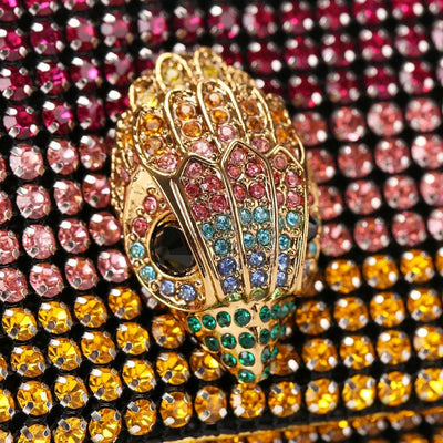 Kurt geiger Rainbow Crystal Shoulder Bag – Multicolor 🌈✨ - MASTERPIECE