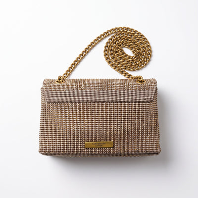 Kurt Geiger Shoulder Bag – Brown Tweed 👜🐍 - MASTERPIECE