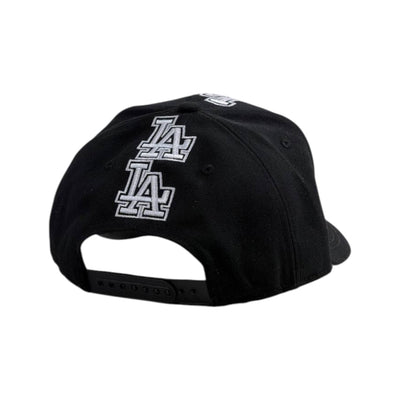 LA Black Snapback Cap – Double Logo Edition 🖤🧢 - MASTERPIECE