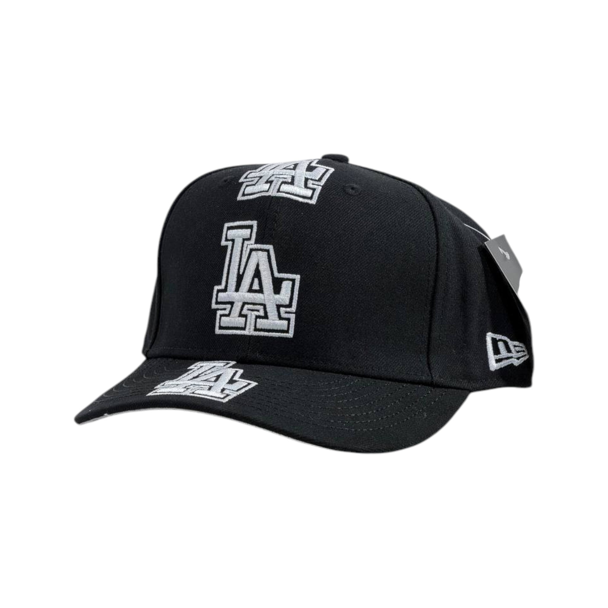 LA Black Snapback Cap – Double Logo Edition 🖤🧢 - MASTERPIECE