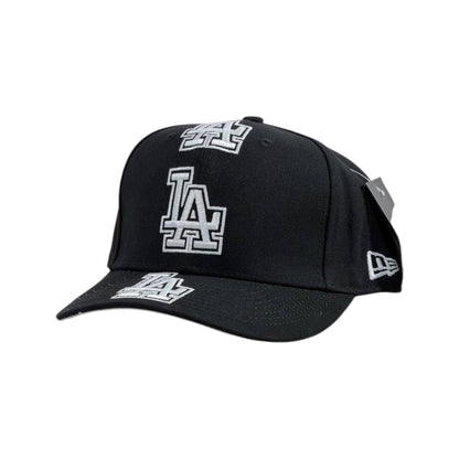 LA Black Snapback Cap – Double Logo Edition 🖤🧢 - MASTERPIECE