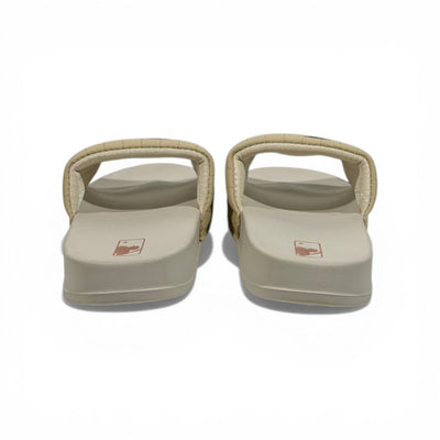 🤍⚾ LA Logo Slides – Beige Premium Comfort Edition - MASTERPIECE