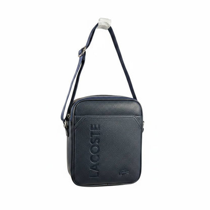 Lacoste Signature Navy Crossbody Bag 🐊💙 Premium Everyday Messenger - MASTERPIECE