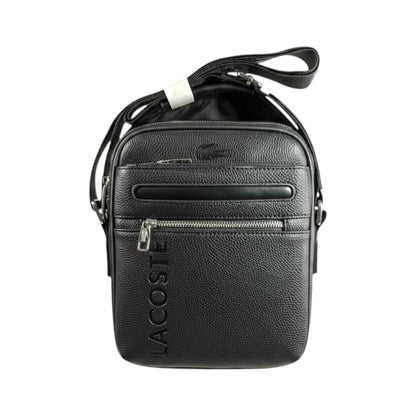 Lacoste Urban Black Crossbody Bag 🐊✨ Premium Everyday Messenger - MASTERPIECE