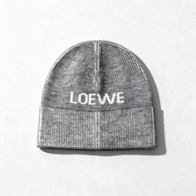Loewe Logo Knit Beanie — Grey - MASTERPIECE