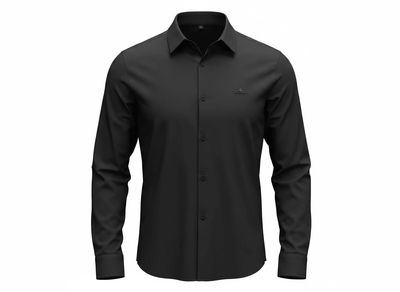 Loro Piana Black Long Sleeve Shirt 🖤✨ Minimal Luxury Fit - MASTERPIECE