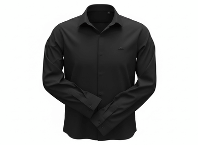 Loro Piana Black Long Sleeve Shirt 🖤✨ Minimal Luxury Fit - MASTERPIECE