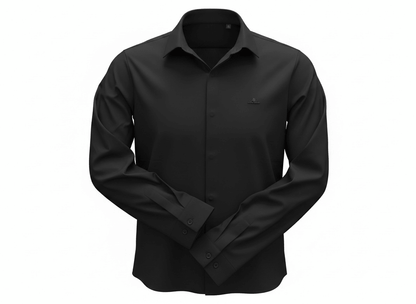 Loro Piana Black Long Sleeve Shirt 🖤✨ Minimal Luxury Fit - MASTERPIECE