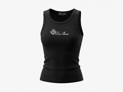 🖤 Loro Piana Ribbed Logo Tank Top ✨ - MASTERPIECE