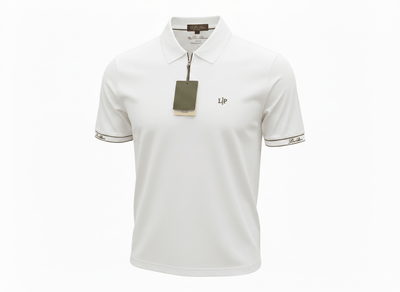 Loro Piana White Half-Zip Polo Shirt 🤍✨ Premium Luxury Fit - MASTERPIECE