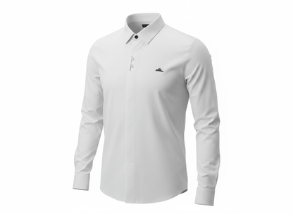 Loro Piana White Long Sleeve Shirt 🤍✨ Clean Luxury Fit - MASTERPIECE