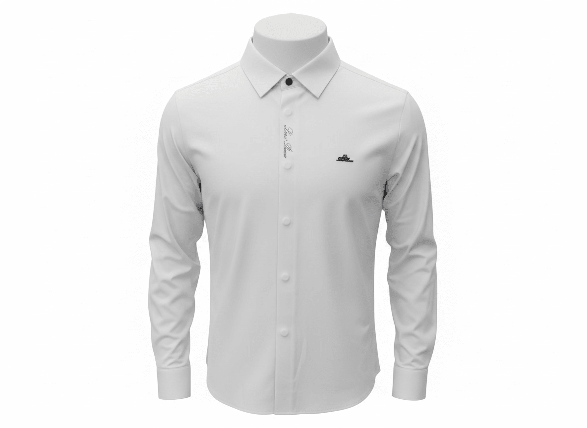 Loro Piana White Long Sleeve Shirt 🤍✨ Clean Luxury Fit - MASTERPIECE