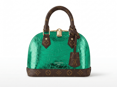 Louis Vuitton Alma BB Emerald Patent Handbag 💚✨ - MASTERPIECE