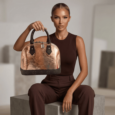✨ Louis Vuitton Alma Metallic Monogram Handbag 👜 - MASTERPIECE