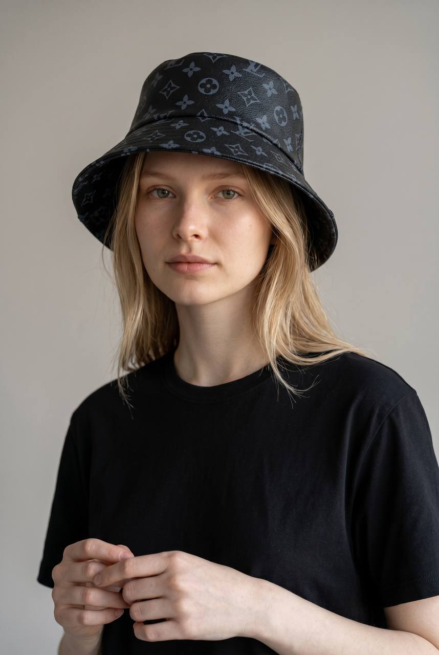 🧢 Louis Vuitton Black Monogram Bucket Hat | Sleek Luxury Everyday Style 🖤✨ - MASTERPIECE