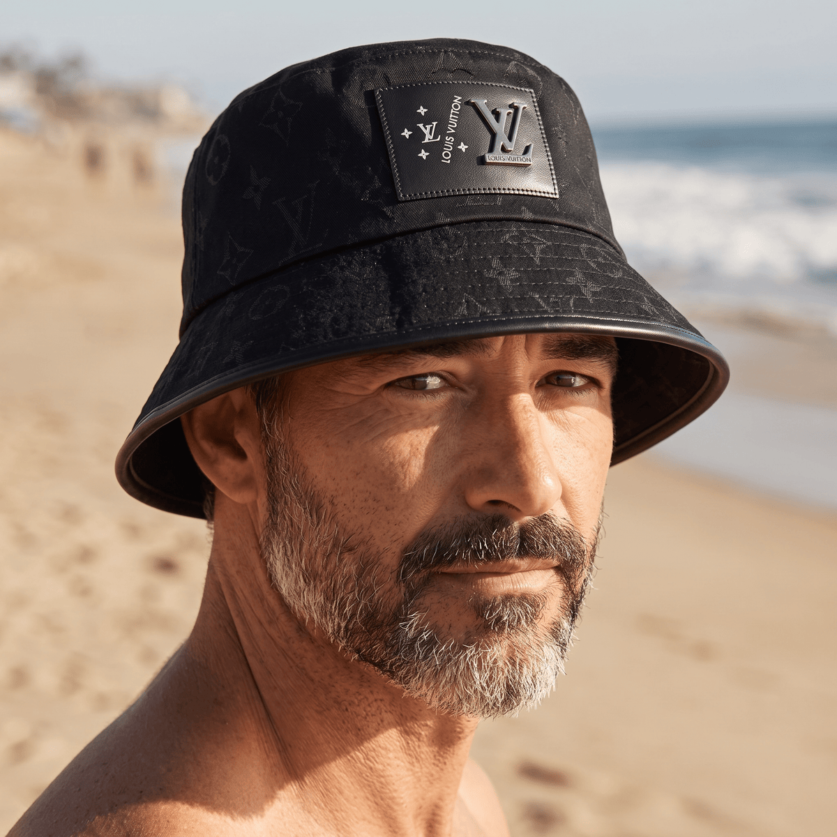 🖤 Louis Vuitton Black Monogram Bucket Hat | Stealth Luxury Look ⚫ - MASTERPIECE