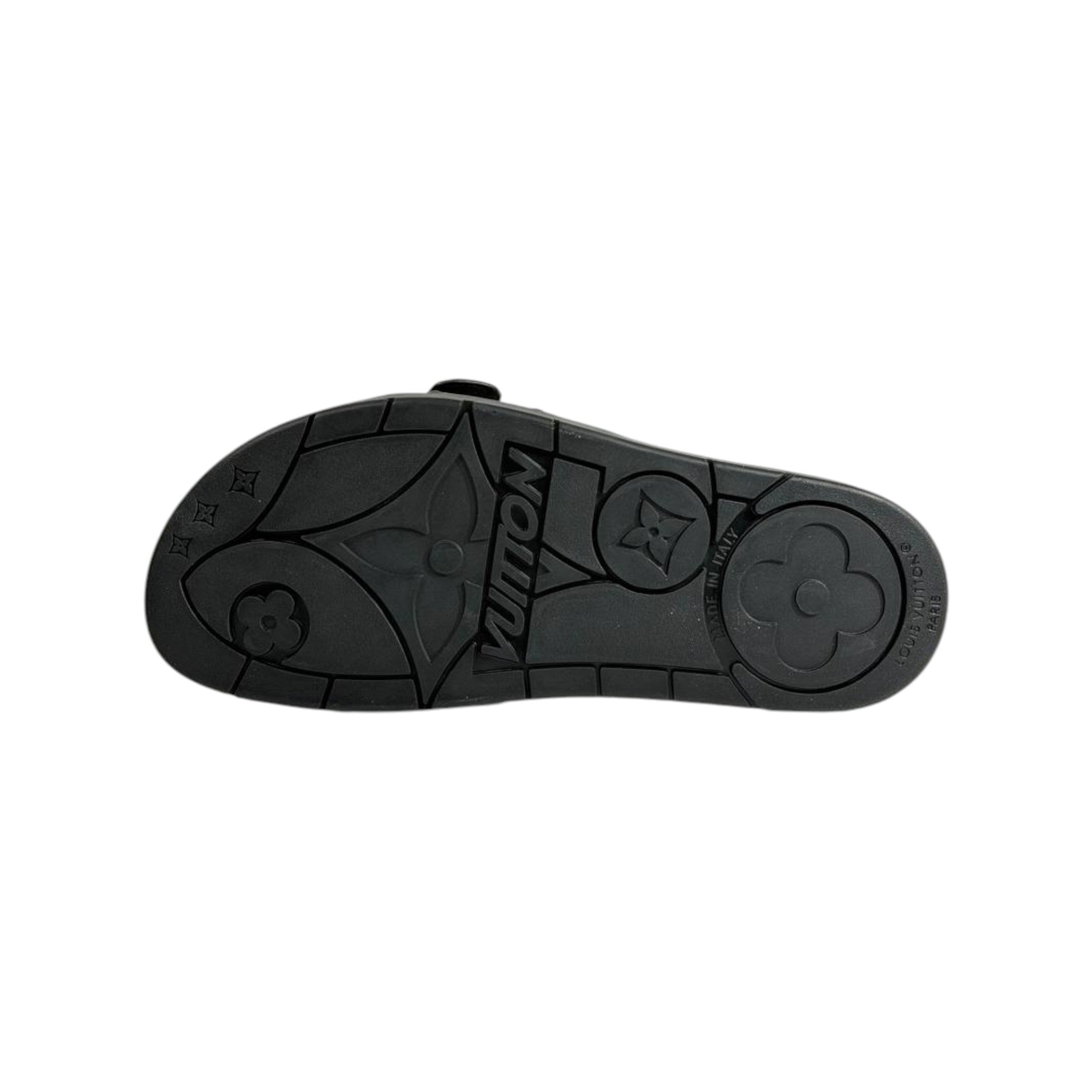 Louis Vuitton Black Monogram Slides 🖤✨ Luxury Comfort Sandals for Men - MASTERPIECE