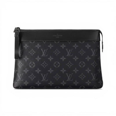 Louis Vuitton Black Monogram Wristlet Pouch Premium Edition 🖤👜✨ - MASTERPIECE