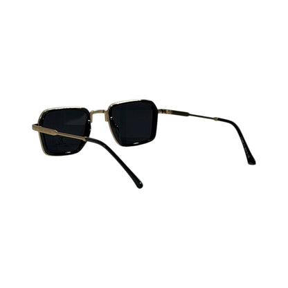 Louis Vuitton Black Square Sunglasses 🖤 | Gold Frame Luxury Shades - MASTERPIECE