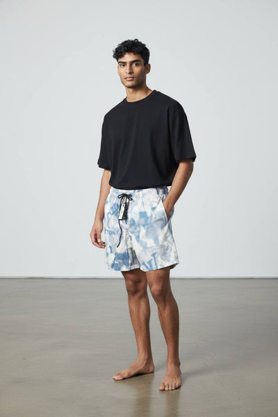 🌊 Louis Vuitton Blue Tie - Dye Swim Shorts – Minimal Luxury Summer Fit 🩳✨ - MASTERPIECE
