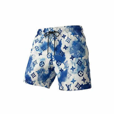 🌊 Louis Vuitton Blue Watercolor Monogram Swim Shorts – Luxury Summer Essential 🩳✨ - MASTERPIECE