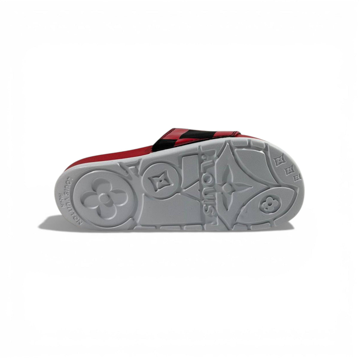 🔴 Louis Vuitton Checkered Slides – Red Statement Edition ❤️✨ - MASTERPIECE