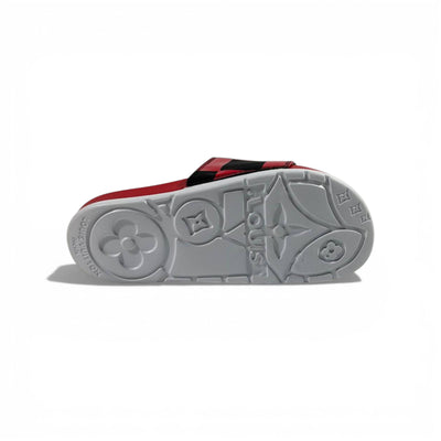 🔴 Louis Vuitton Checkered Slides – Red Statement Edition ❤️✨ - MASTERPIECE