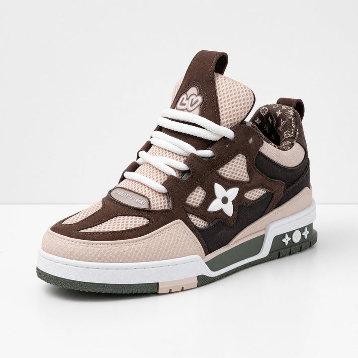 Louis Vuitton Chunky Trainer — Brown & Beige