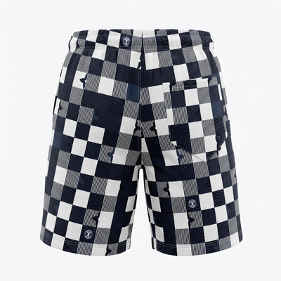 Louis Vuitton Damier Check Swim Shorts – Navy & White 🌊💙🤍 - MASTERPIECE