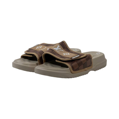 🤎 Louis Vuitton Damier Comfort Slides – Beige Luxury Edition - MASTERPIECE