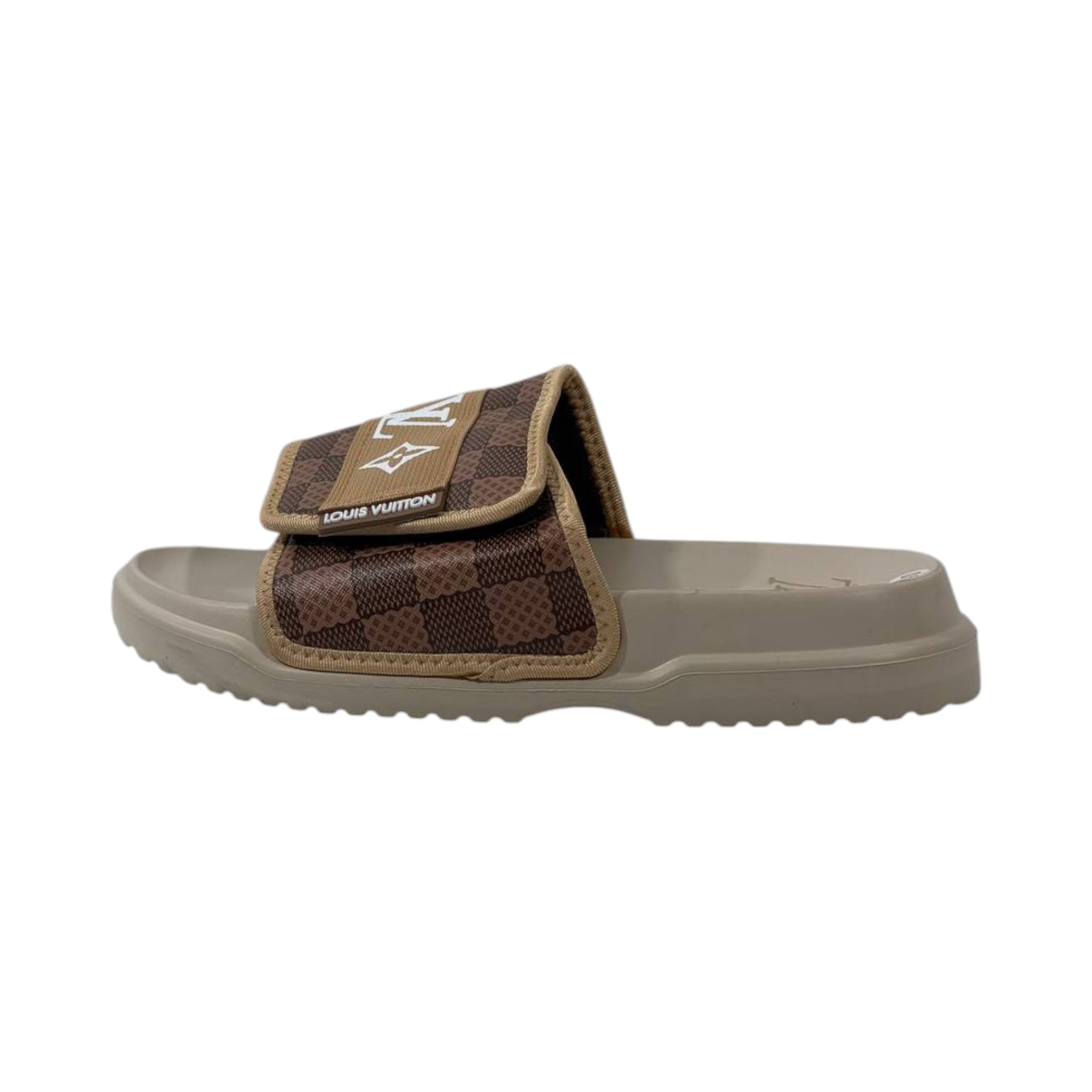 🤎 Louis Vuitton Damier Comfort Slides – Beige Luxury Edition - MASTERPIECE