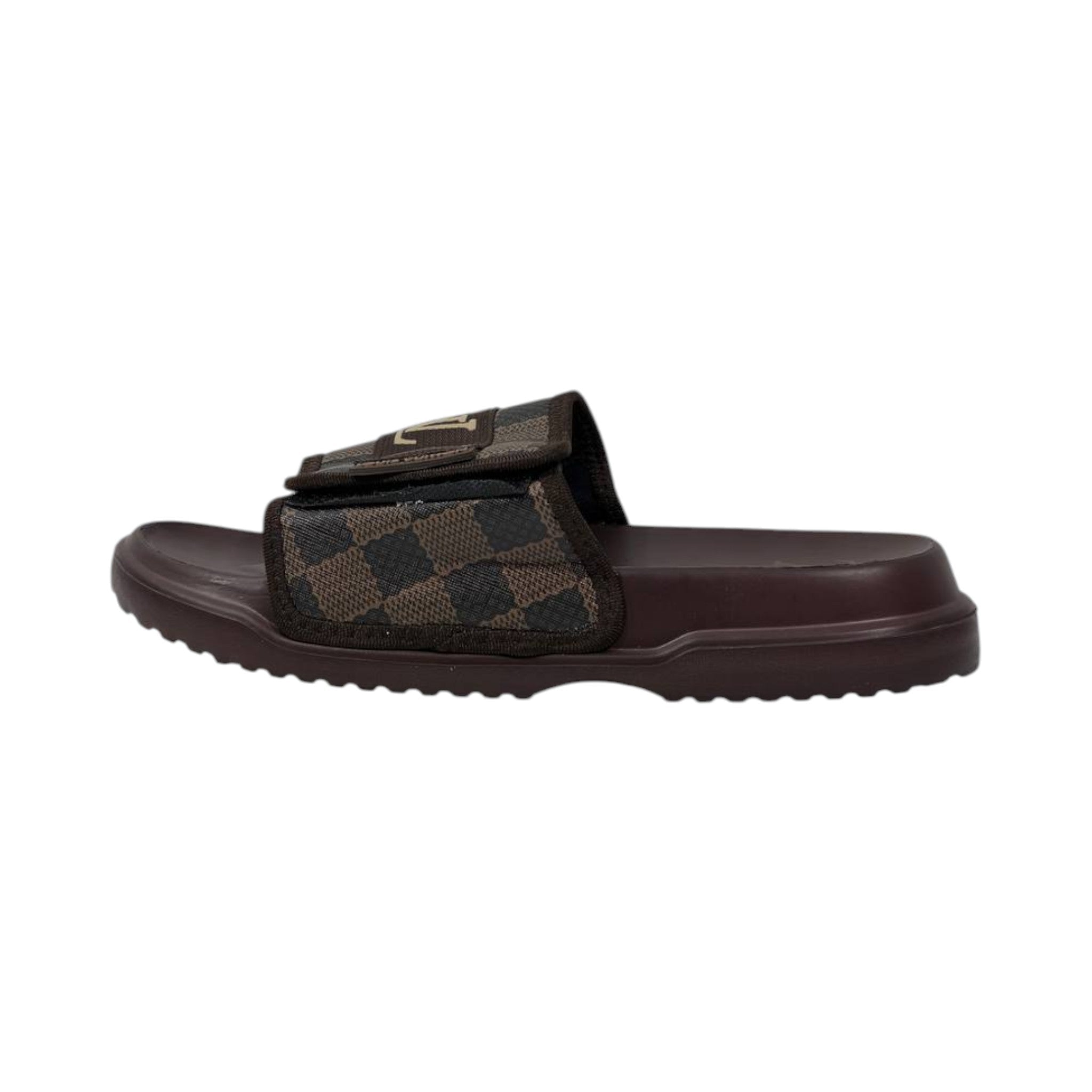🟤 Louis Vuitton Damier Comfort Slides – Luxury Monogram Edition - MASTERPIECE
